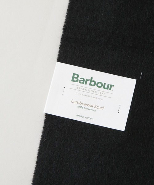 Barbour（バブアー）の「Barbour/BARBOUR PLAIN LAMBSWOOL SCARF（マフラー・メンズ・ブラック/ベージュ/グリーン/チャコール・FREE）」の8枚目の写真