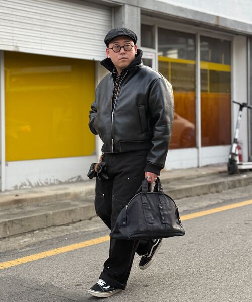 GLW(ジーエルダブリュ)の「ヴィンテージムートンバイカージャケットブラック(ムートンコート・レディース・その他・SMALL/MEDIUM/LARGE)」の6枚目の写真
