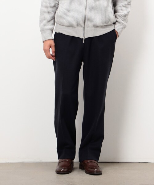 COMME CA ISM（コムサイズム）の「【セットアップ対応】ジャージー ツイード リラックス ワイドパンツ（その他パンツ・メンズ・チャコール/ネイビー・SMALL/MEDIUM/LARGE）」の2枚目の写真