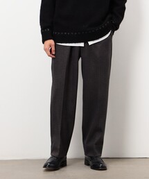 COMME CA ISM | 【セットアップ対応】ジャージー ツイード リラックス ワイドパンツ(その他パンツ)