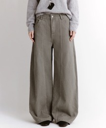 Fano Studios | センターシーム ストレードワイドデニムパンツ FD25K036【Fano Studios】【2025AW】(デニムパンツ)