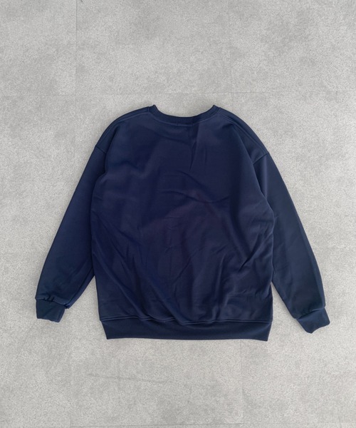 SHEPP(シープ)の「フロント刺繍ロゴルーズシルエットプルオーバー(スウェット・レディース・グレー/ホワイト/ネイビー・M/L)」の5枚目の写真