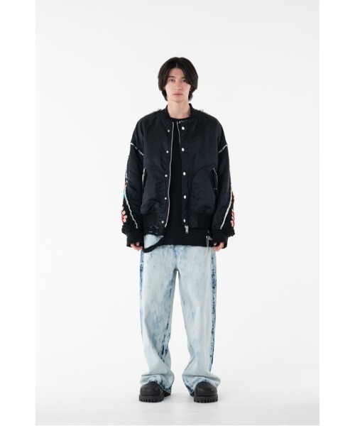 DISCOVERED（ディスカバード）の「CROCHET SLEEVE MA-1（MA-1・メンズ・ブラック系その他/ブラック/カーキ・SMALL/LARGE）」の21枚目の写真