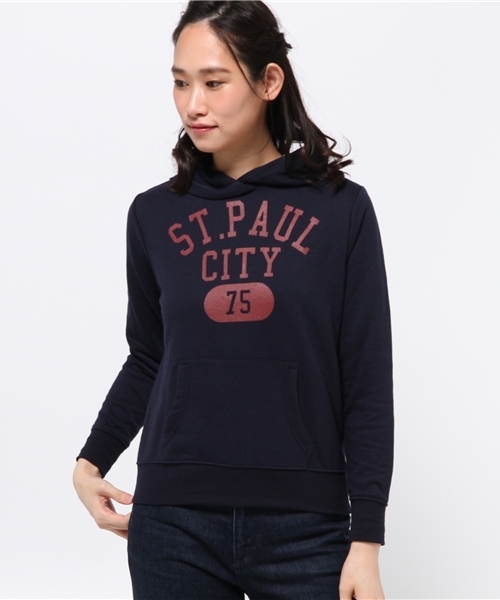 OUTLET（アウトレット）の「【CIAOPANIC TYPY】グラフィックパーカ（パーカー・レディース・アイボリー/グレー/ネイビー・ONE）」の3枚目の写真