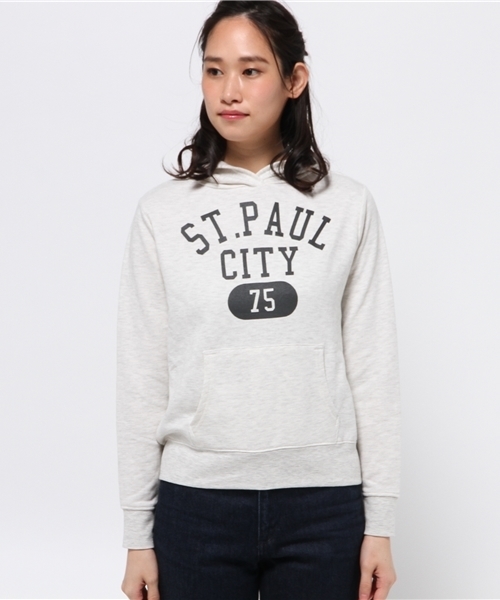 OUTLET（アウトレット）の「【CIAOPANIC TYPY】グラフィックパーカ（パーカー・レディース・アイボリー/グレー/ネイビー・ONE）」の6枚目の写真