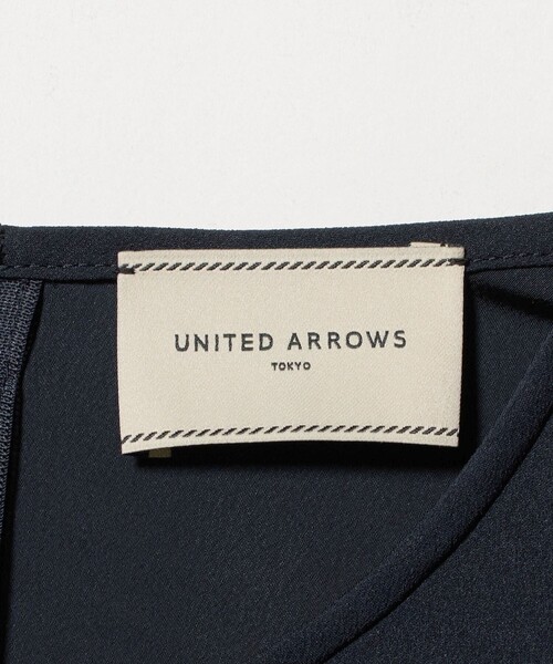 セール】バックサテン レースコンビ ブラウス ‐ウォッシャブル