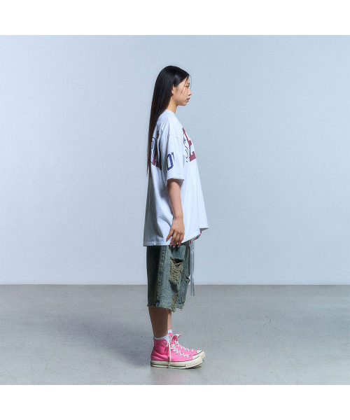 SCHISM INDUCING(スキズムインデューシング)の「FAKE REWORKED T SHIRT_WHITE(Tシャツ/カットソー・レディース・その他・LARGE/MEDIUM/SMALL)」の14枚目の写真