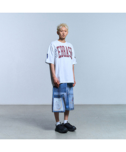 SCHISM INDUCING(スキズムインデューシング)の「FAKE REWORKED T SHIRT_WHITE(Tシャツ/カットソー・レディース・その他・LARGE/MEDIUM/SMALL)」の3枚目の写真