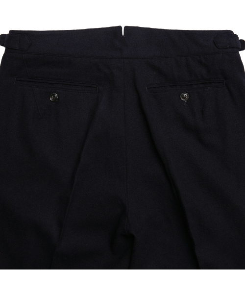 sortie(ソルティ)の「W412 Reve Pleats Wool Trousers (Dark Navy)(スラックス・メンズ・その他・SMALL/MEDIUM/LARGE/X-LARGE)」の8枚目の写真