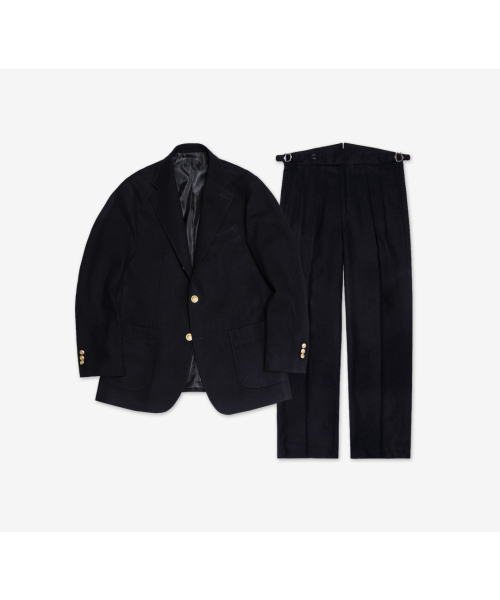sortie(ソルティ)の「W412 Reve Pleats Wool Trousers (Dark Navy)(スラックス・メンズ・その他・SMALL/MEDIUM/LARGE/X-LARGE)」の10枚目の写真