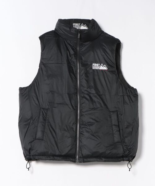 FIRST DOWN（ファーストダウン）の「【ファーストダウン 撥水防風】FIRSTDOWN USA ダウンベスト（ダウンベスト・メンズ・ブラック/ホワイト/ベージュ/パープル・LARGE/MEDIUM/X-LARGE）」の6枚目の写真