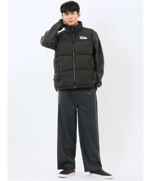 FIRST DOWN（ファーストダウン）の「【ファーストダウン 撥水防風】FIRSTDOWN USA ダウンベスト（ダウンベスト・メンズ・ブラック/ホワイト/ベージュ/パープル・LARGE/MEDIUM/X-LARGE）」の15枚目の写真