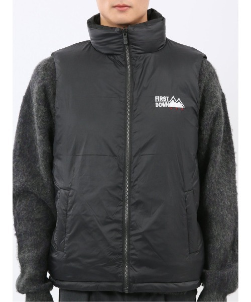 セール】【ファーストダウン 撥水防風】FIRSTDOWN USA ダウンベスト