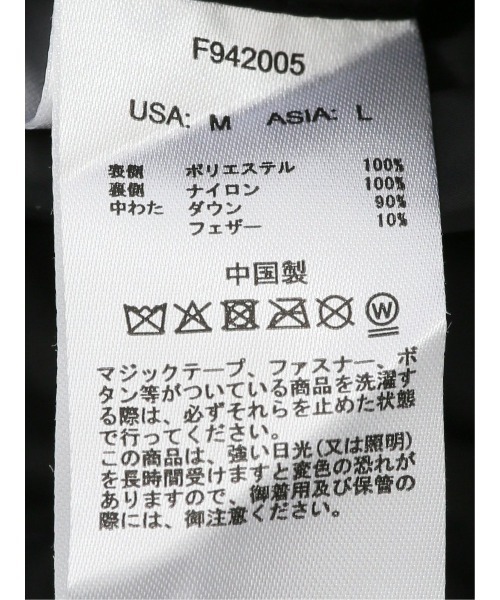 FIRST DOWN（ファーストダウン）の「【ファーストダウン 撥水防風】FIRSTDOWN USA ダウンベスト（ダウンベスト・メンズ・ブラック/ホワイト/ベージュ/パープル・LARGE/MEDIUM/X-LARGE）」の20枚目の写真
