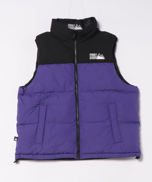 FIRST DOWN（ファーストダウン）の「【ファーストダウン 撥水防風】FIRSTDOWN USA ダウンベスト（ダウンベスト・メンズ・ブラック/ホワイト/ベージュ/パープル・LARGE/MEDIUM/X-LARGE）」の22枚目の写真