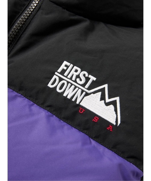 セール】【ファーストダウン 撥水防風】FIRSTDOWN USA ダウンベスト