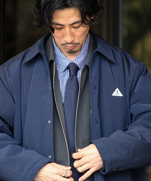 GLOSTER（グロスター）の「【セットアップ対応】ウールライクジップジャケット（ブルゾン・メンズ・ブラウン/ブラック/チャコールグレー・S/M/L）」の21枚目の写真