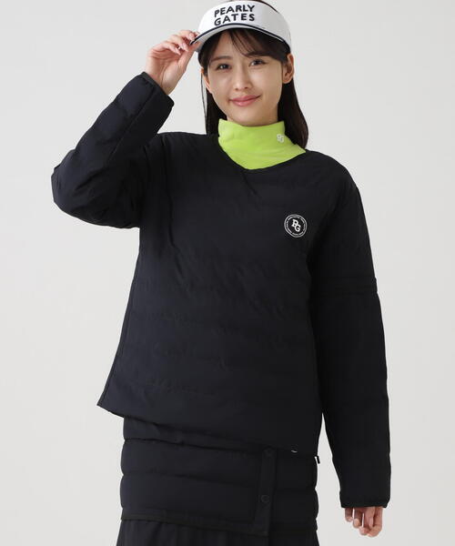 PEARLY GATES】NyストレッチBIGリップストップ中綿2WAYスニード