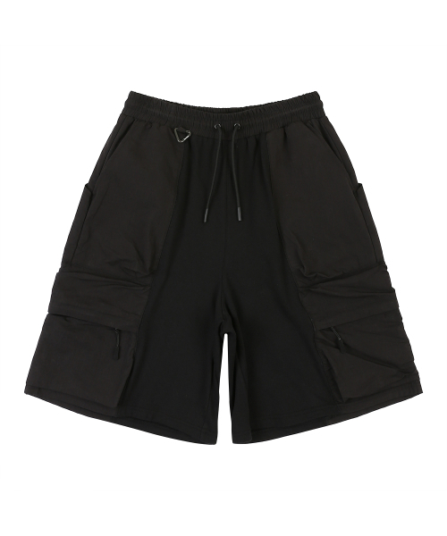 PENFIELD(ペンフィールド)の「CN MIXED HALF SWEAT PANTS BLACK_FQ2WP89U(その他パンツ・メンズ・ブラック・MEDIUM/SMALL)」の2枚目の写真