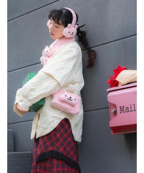 BETTY'S BLUE(べティーズブルー)の「エイミーちゃん ふわふわショルダーバッグ(ハンドバッグ・レディース・ピンク・F)」の5枚目の写真