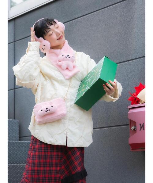 BETTY'S BLUE(べティーズブルー)の「エイミーちゃん ふわふわショルダーバッグ(ハンドバッグ・レディース・ピンク・F)」の7枚目の写真