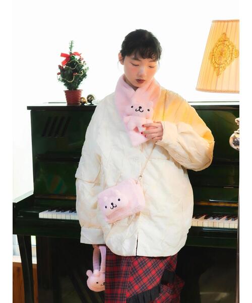 BETTY'S BLUE(べティーズブルー)の「エイミーちゃん ふわふわショルダーバッグ(ハンドバッグ・レディース・ピンク・F)」の12枚目の写真