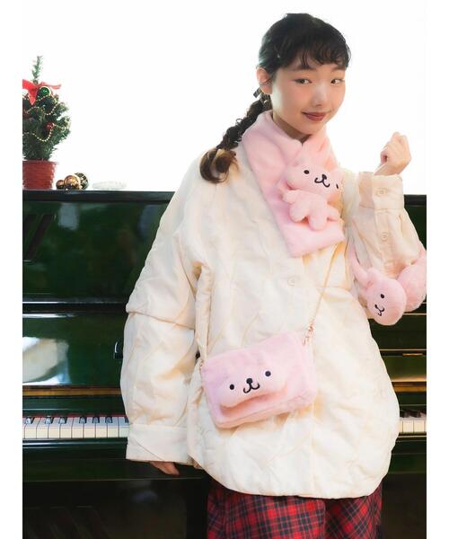 BETTY'S BLUE(べティーズブルー)の「エイミーちゃん ふわふわショルダーバッグ(ハンドバッグ・レディース・ピンク・F)」の13枚目の写真