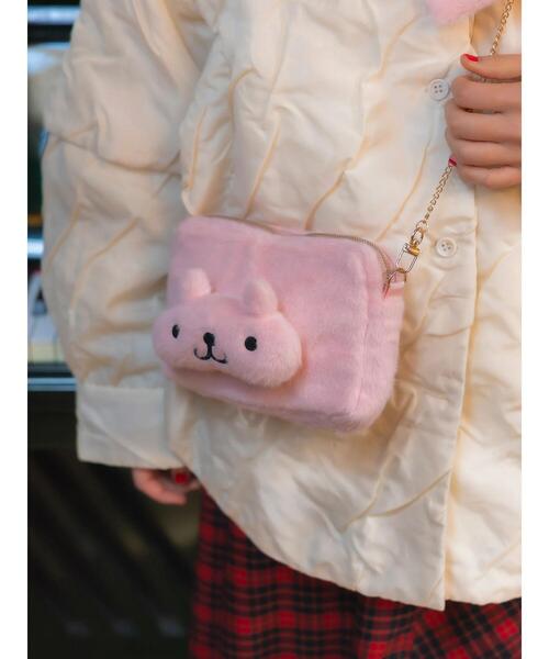 BETTY'S BLUE(べティーズブルー)の「エイミーちゃん ふわふわショルダーバッグ(ハンドバッグ・レディース・ピンク・F)」の17枚目の写真