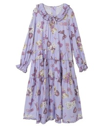 ピンクハウス黒ワンピース・白ロングジレ・白たくし上げ・黒ワッペン PINK HOUSE｜ピンクハウスのワンピース/ドレス通販 - ZOZOTOWN