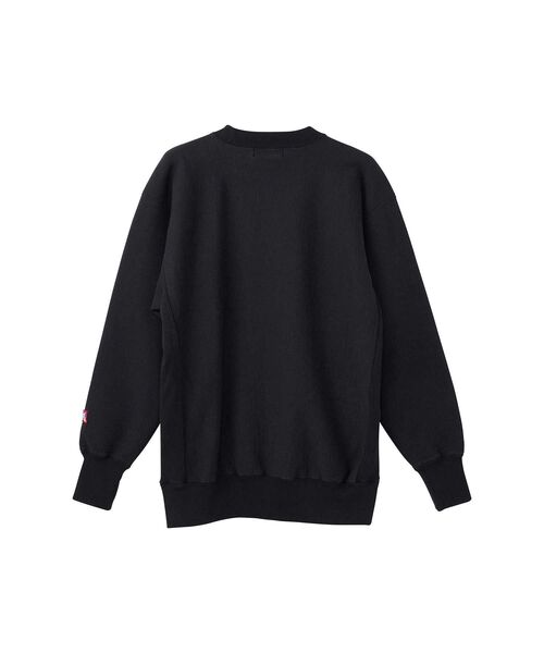 ヒステリックグラマー　スウェット　ブラック　Sサイズ HYSTERIC GLAMOUR（ヒステリックグラマー）の「MAIDEN LOGO刺繍