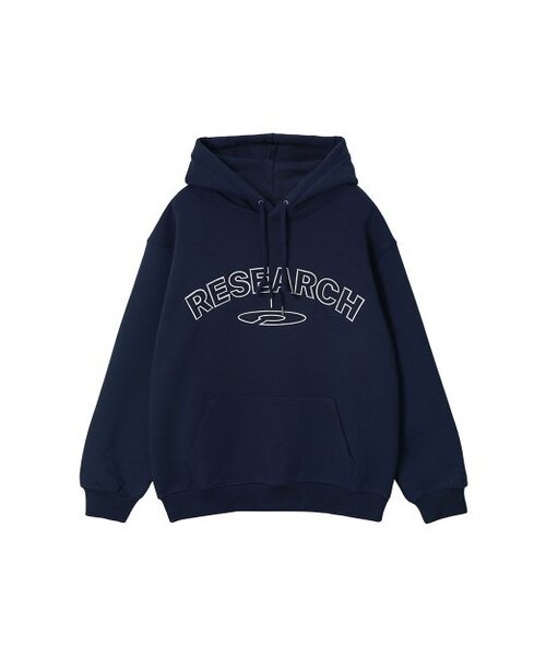 FDR(エフディーアール)の「Felt Double Applique Hood_Melange Grey(パーカー・メンズ・その他・LARGE/SMALL)」の2枚目の写真