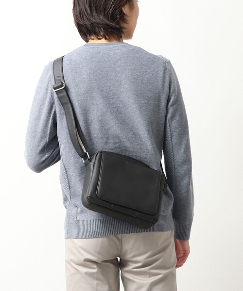 NOLLEY'S LIGHT(ノーリーズライト)の「LEATHER SHOULDER(ショルダーバッグ・メンズ・ブラック・FREE)」の1枚目の写真