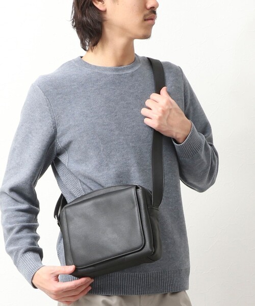 NOLLEY'S LIGHT(ノーリーズライト)の「LEATHER SHOULDER(ショルダーバッグ・メンズ・ブラック・FREE)」の2枚目の写真