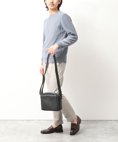 NOLLEY'S LIGHT(ノーリーズライト)の「LEATHER SHOULDER(ショルダーバッグ・メンズ・ブラック・FREE)」の4枚目の写真