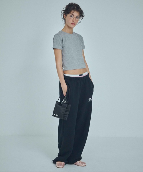 SEA（シー）の「リボンショートTEE（Tシャツ/カットソー・レディース・ホワイト/グレー/ブラック・ONE SIZE）」の4枚目の写真