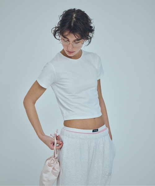 SEA（シー）の「リボンショートTEE（Tシャツ/カットソー・レディース・ホワイト/グレー/ブラック・ONE SIZE）」の7枚目の写真