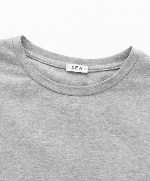 SEA（シー）の「リボンショートTEE（Tシャツ/カットソー・レディース・ホワイト/グレー/ブラック・ONE SIZE）」の9枚目の写真