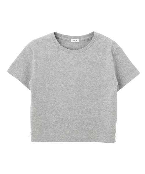 SEA（シー）の「リボンショートTEE（Tシャツ/カットソー・レディース・ホワイト/グレー/ブラック・ONE SIZE）」の13枚目の写真