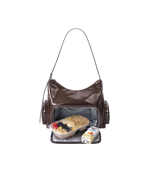 セール】3ポケット保冷ピクニックボブサンバッグ [Leather_Brown