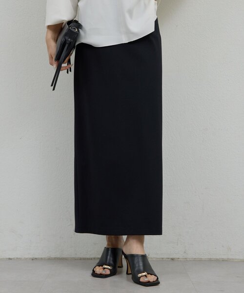 GALLARDAGALANTE(ガリャルダガランテ)の「ポンチタイトスカート(スカート・レディース・モカ/ブラック・0/1)」の3枚目の写真