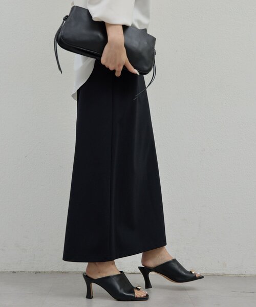 GALLARDAGALANTE(ガリャルダガランテ)の「ポンチタイトスカート(スカート・レディース・モカ/ブラック・0/1)」の4枚目の写真