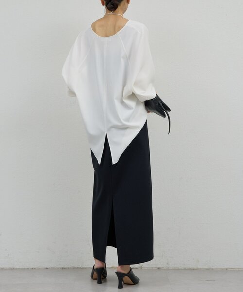 GALLARDAGALANTE(ガリャルダガランテ)の「ポンチタイトスカート(スカート・レディース・モカ/ブラック・0/1)」の8枚目の写真