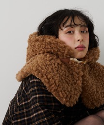 Unitage | ボリュームボアフードウォーマー(ネックウォーマー/スヌード)