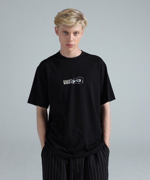 Y-3（ワイスリー）の「Y-3 GFX SHORT SLEEVE TEE（Tシャツ/カットソー・メンズ・ブラック・XX-LARGE/X-LARGE/LARGE/MEDIUM/SMALL/X-SMALL/XX-SMALL）」の6枚目の写真