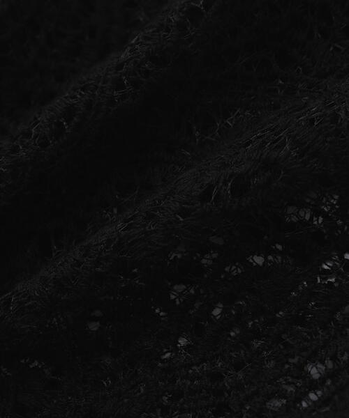 N.(N. Natural Beauty Basic)(エヌエヌナチュラルビューティーベーシック)の「レース羽織ブラウス(シャツ/ブラウス・レディース・ブラック/オフホワイト・フリ-)」の5枚目の写真