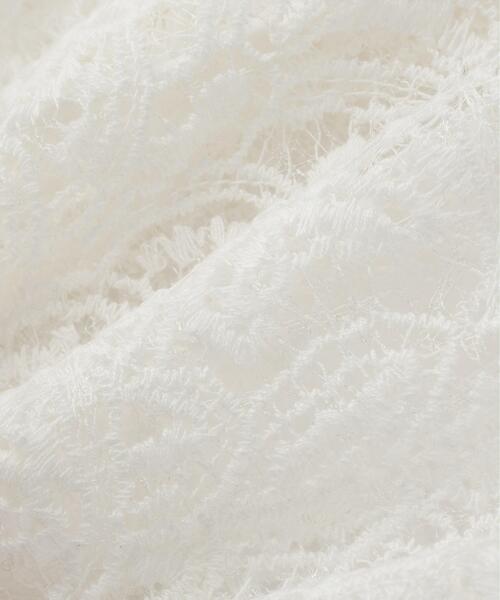 N.（N. Natural Beauty Basic）（エヌエヌナチュラルビューティーベーシック）の「レース羽織ブラウス（シャツ/ブラウス・レディース・ブラック/オフホワイト・ﾌﾘ-）」の15枚目の写真