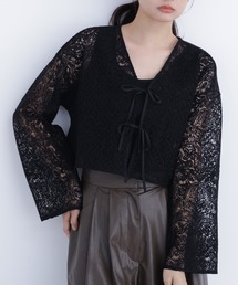 N.（N. Natural Beauty Basic） | レース羽織ブラウス(シャツ/ブラウス)