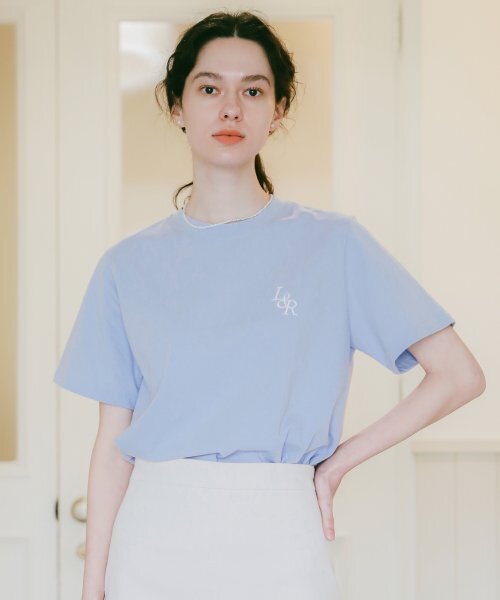 LOSSYROW(ロッシロー)の「Signature Logo Half-Sleeve T-shirt Serenity(Tシャツ/カットソー・レディース・その他・FREE)」の1枚目の写真