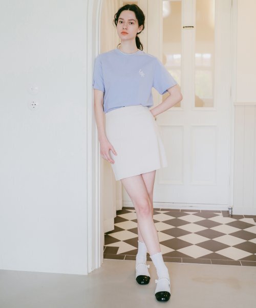 LOSSYROW(ロッシロー)の「Signature Logo Half-Sleeve T-shirt Serenity(Tシャツ/カットソー・レディース・その他・FREE)」の4枚目の写真