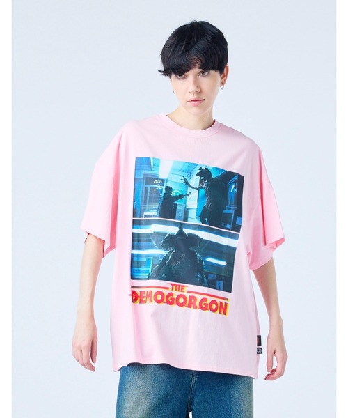 Little sunny bite(リトルサニーバイト)の「【RS】【Little sunny bite】stranger things x little sunny bite demogorgon tee(Tシャツ/カットソー・レディース・ホワイト/ブラック/ピンク・MEDIUM/SMALL)」の3枚目の写真
